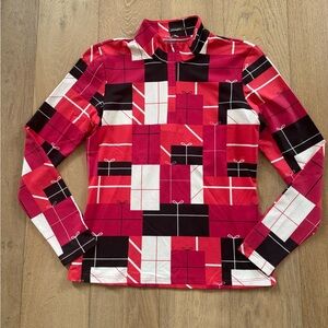 J. McLaughlin Womens Half Zip Pullover Small